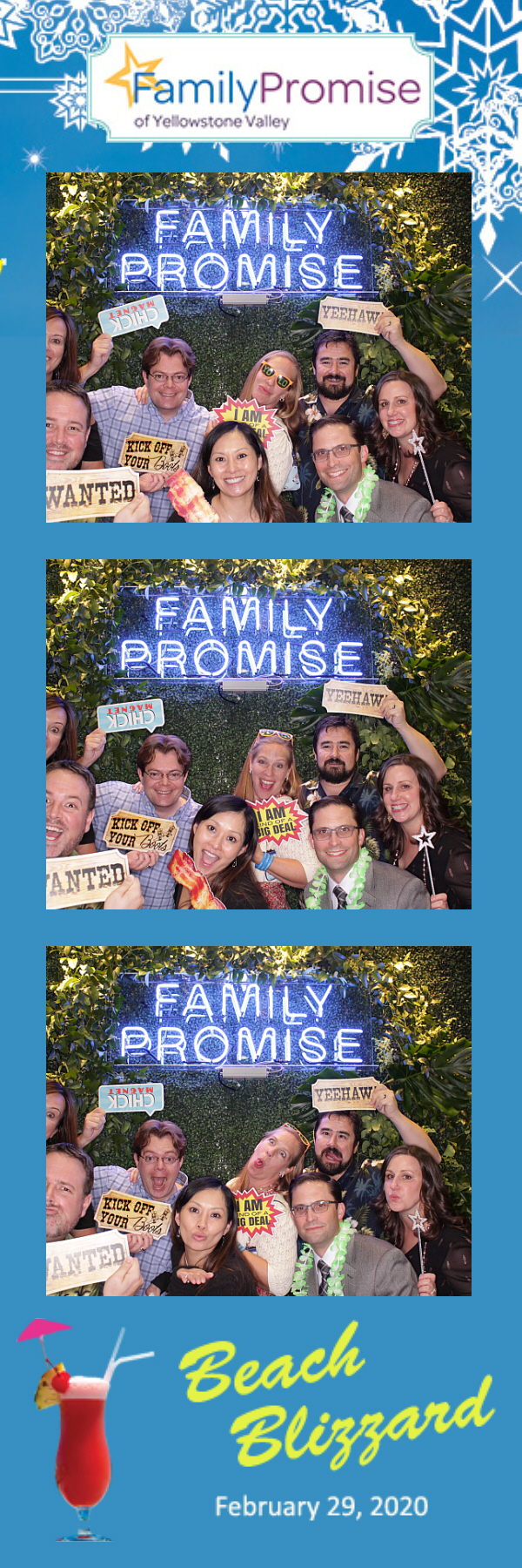 Beach Blizzard Party for a Promise- A Toast To 15 Years! | View more photos from the event at gallery.photoboothbillings.com/u/PhotoBoothBillings/Beach-Blizzard-Party-for-a-Promise-A-Toast-To-15-Years
